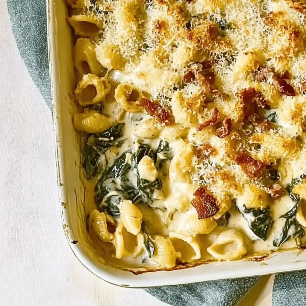 Chicken Alfredo Pasta Bake