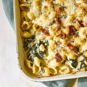Chicken Alfredo Pasta Bake