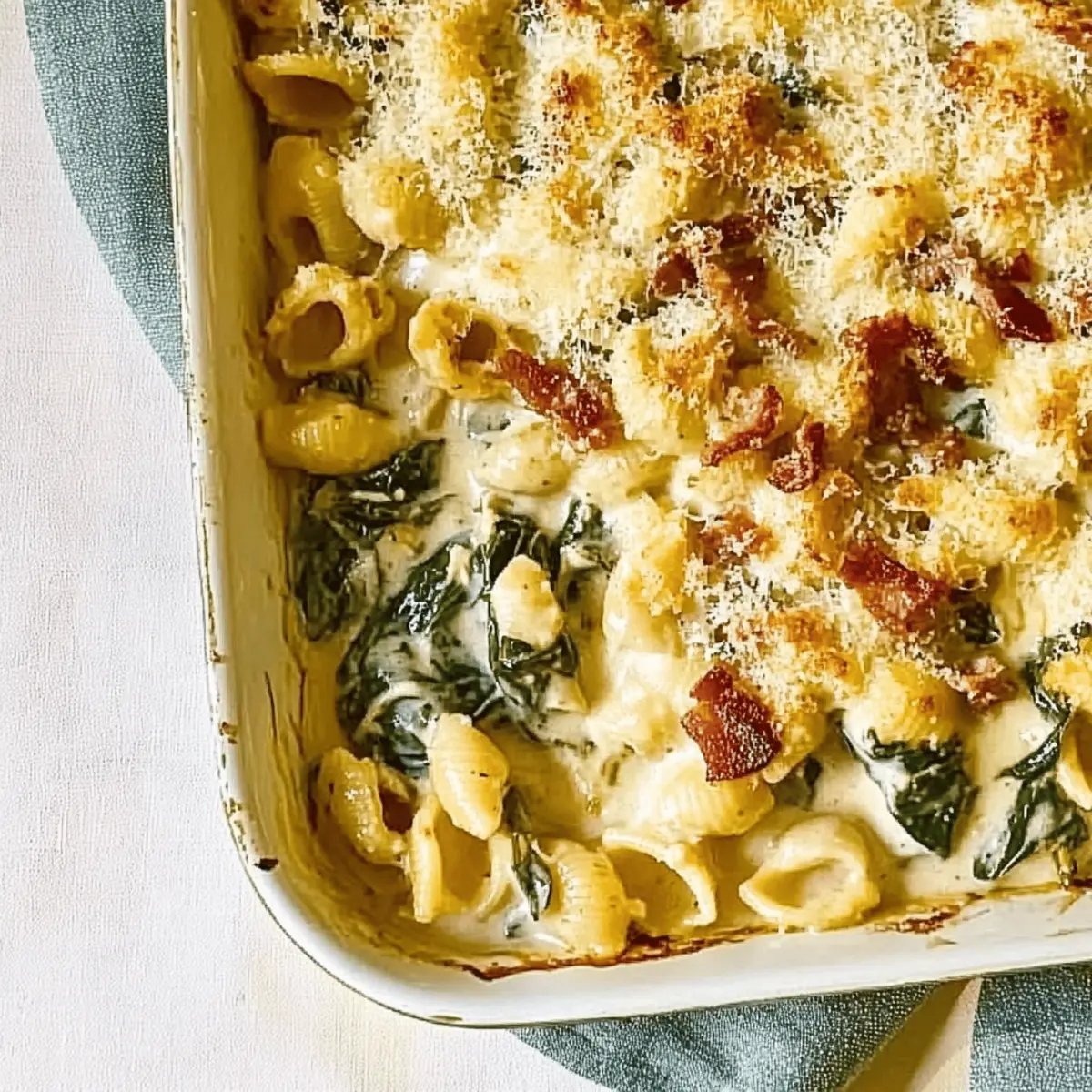 Chicken Alfredo Pasta Bake