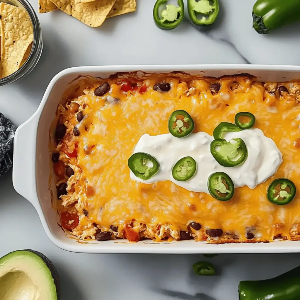 Chicken Taco Casserole