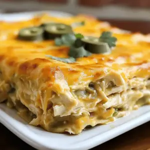 Chile Chicken Enchilada Casserole