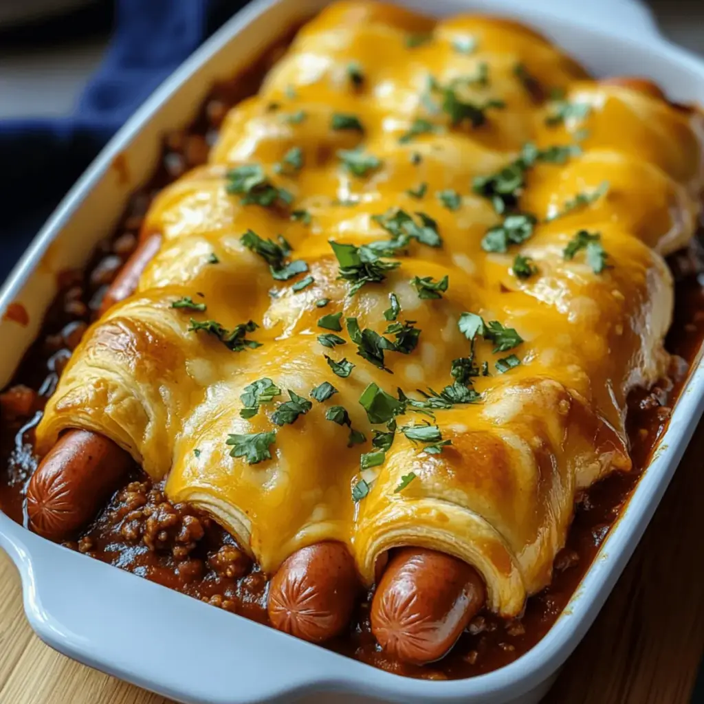 Chili Cheese Dog Bake