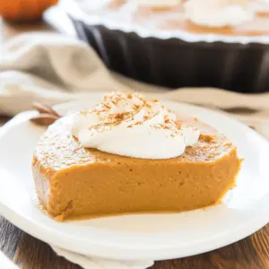 Crustless Pumpkin Pie