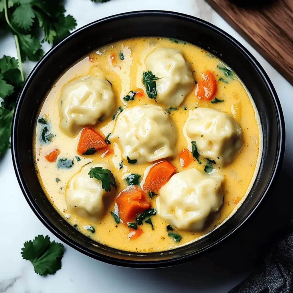 Curry Soup with Dumplings