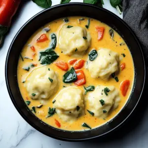 Curry Soup with Dumplings