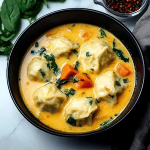 Curry Soup with Dumplings