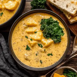Garlic Herb Potato Soup