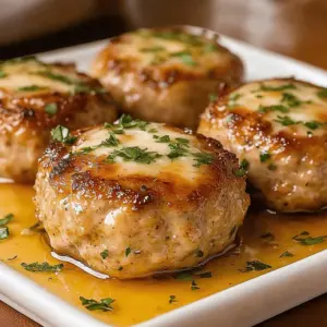 Garlic Parmesan Chicken Meatloaves