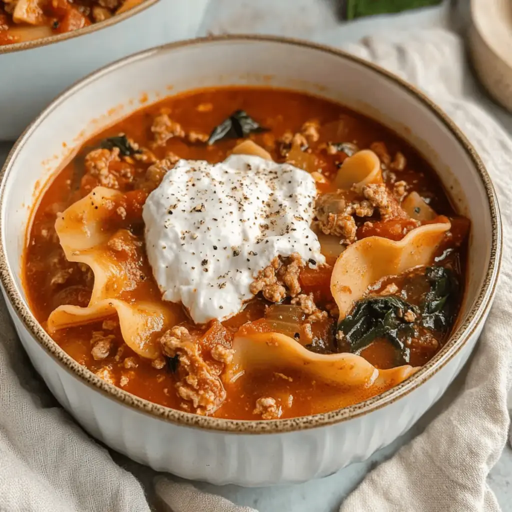 Gluten Free Lasagna Soup