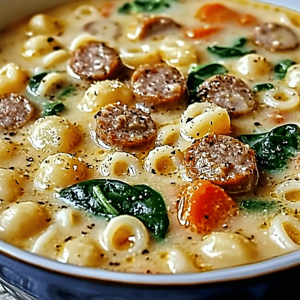 Italian Sausage Ditalini Soup