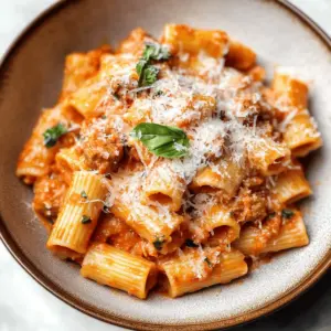 Italian Sausage Rigatoni