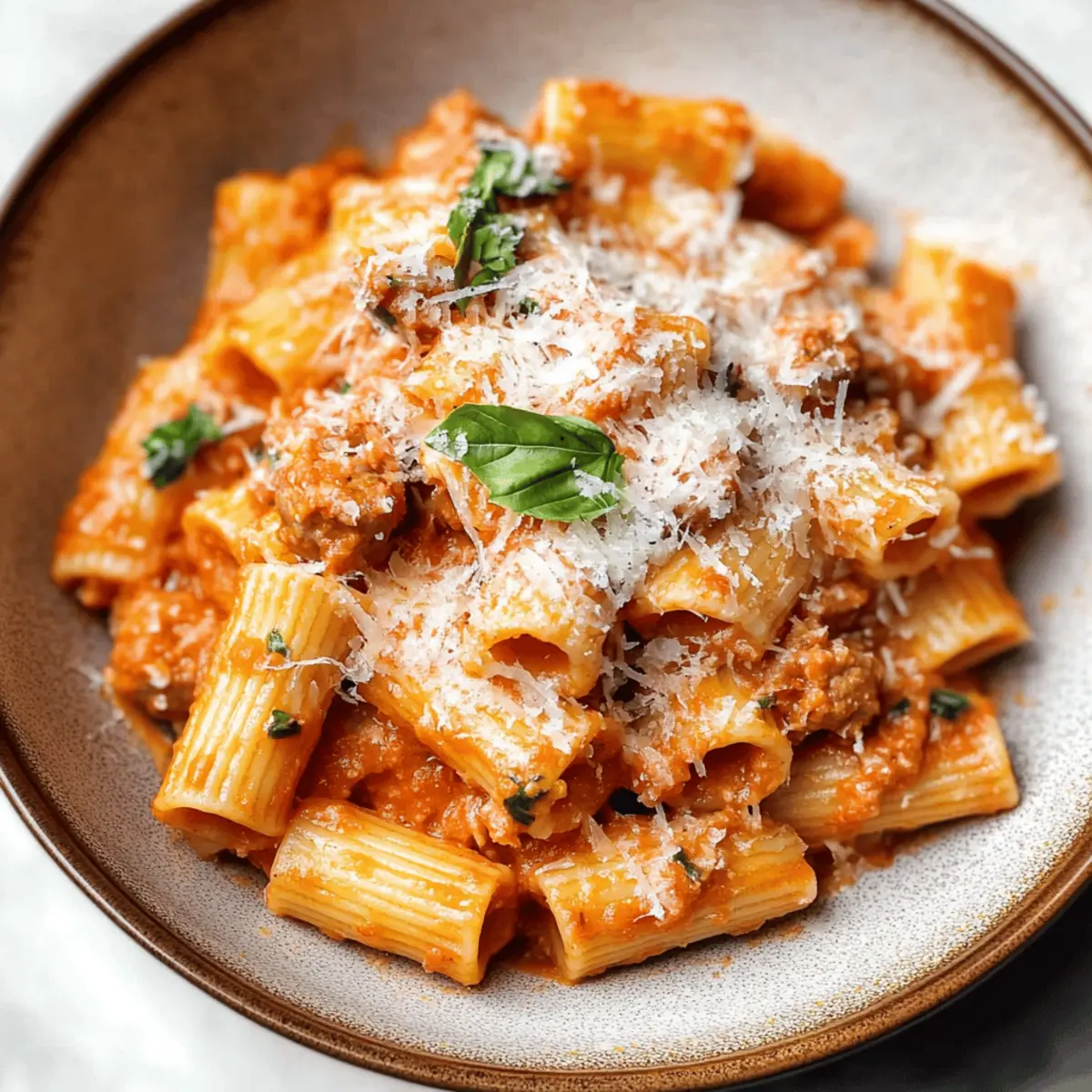 Italian Sausage Rigatoni