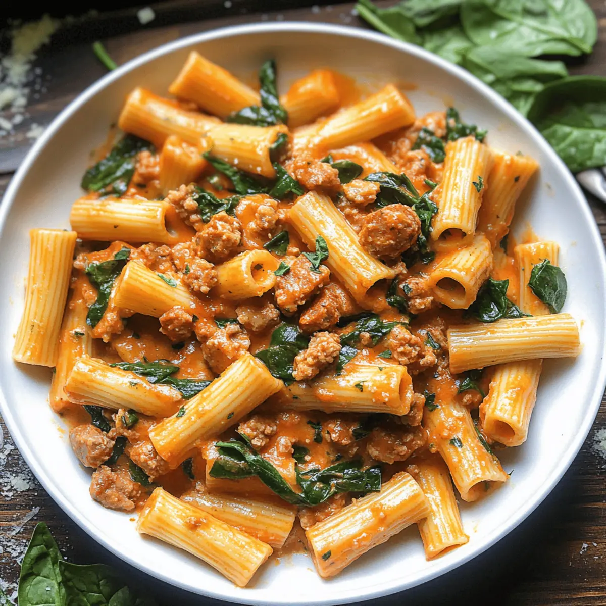 Italian Sausage Rigatoni