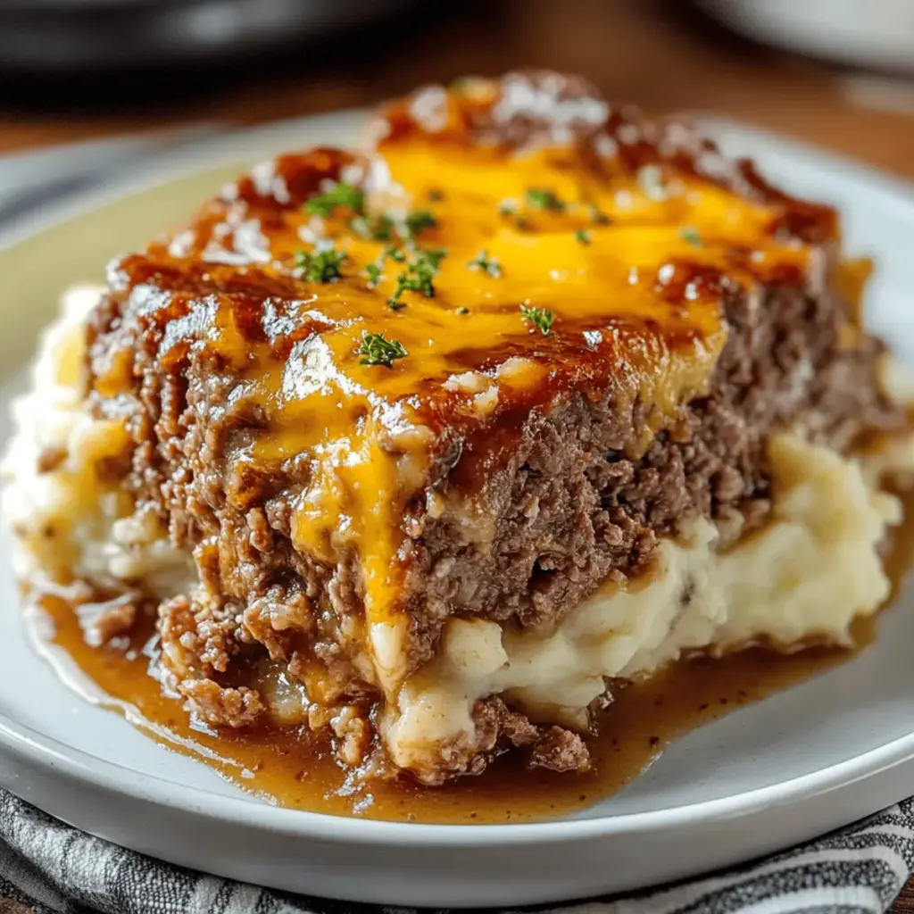 Meatloaf with Mashed Potatoes