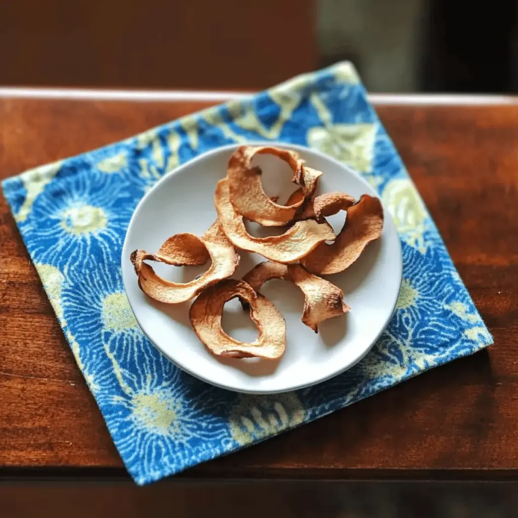 Oven dried apple chips