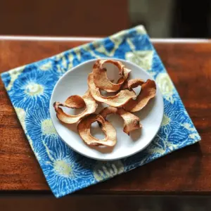 Oven dried apple chips