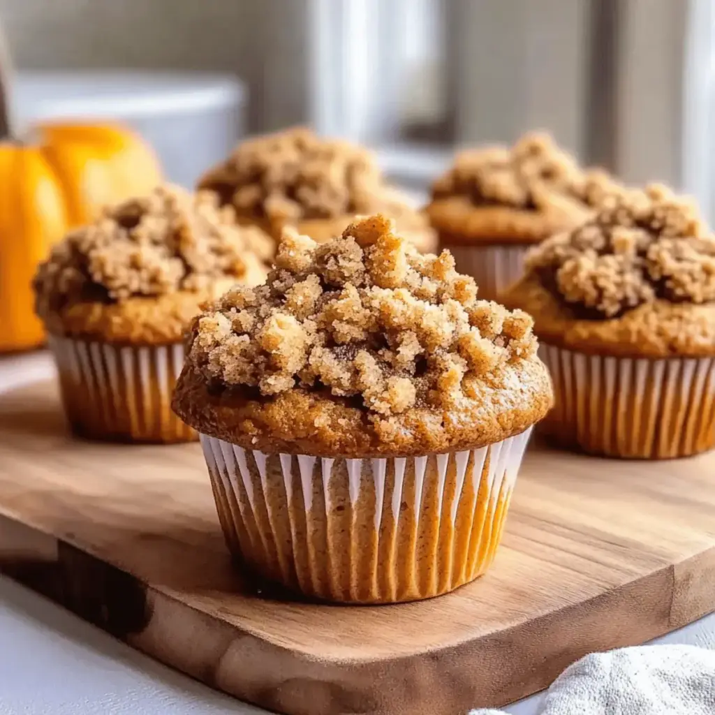 Pumpkin Crumb Muffins