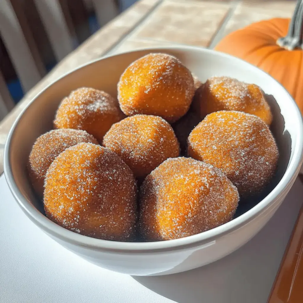 Pumpkin Donut Holes