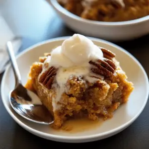 Pumpkin Pecan Cobbler