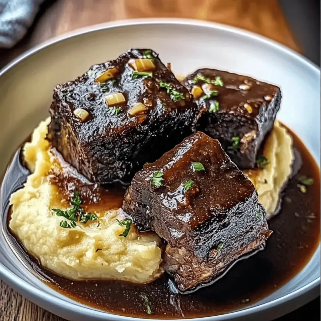 Ribs with Mashed Potatoes