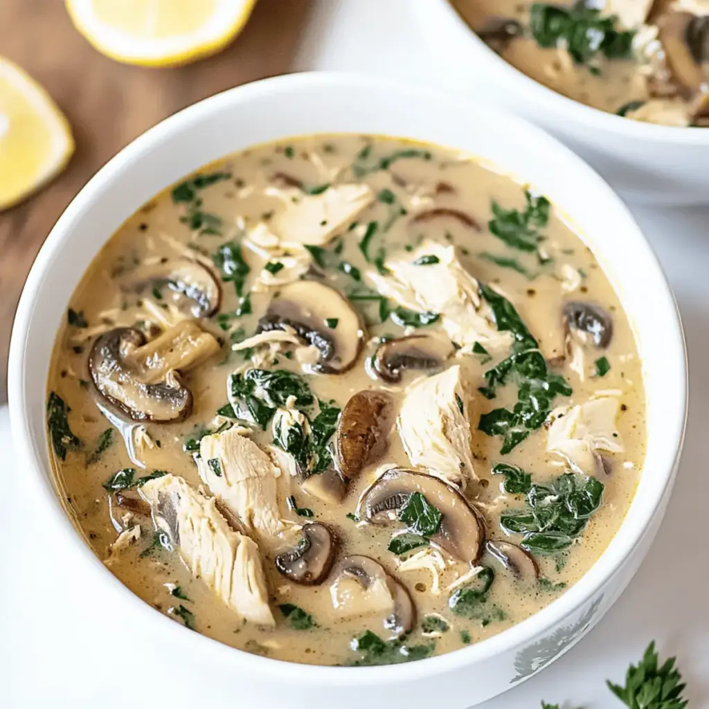 Rotisserie Chicken and Mushroom Soup