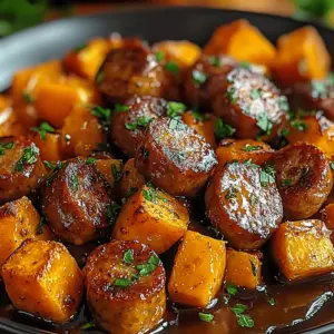 Sausage and Sweet Potatoes