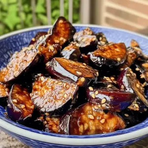 Sticky Garlic Eggplant Recipe