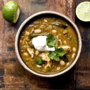 White chicken poblano chili