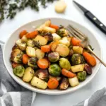Roasted Brussels Sprouts, Carrots and Parsnips