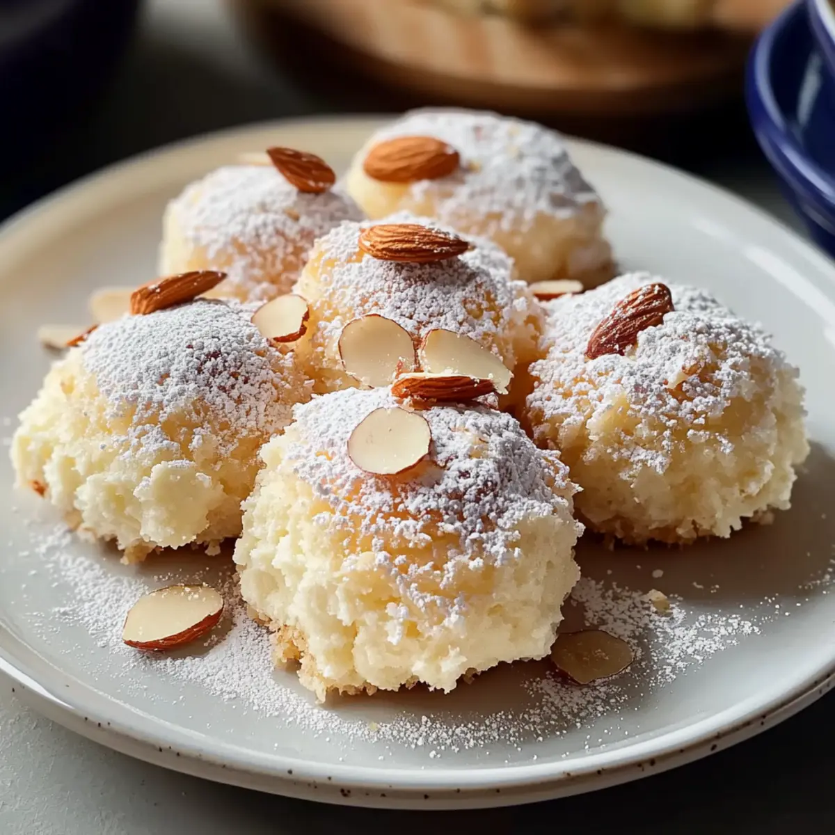 Soft Ricotta Almond Pillows