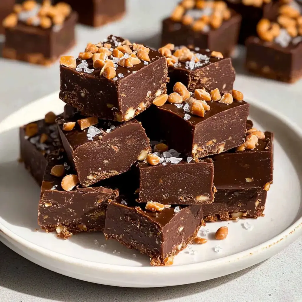 Dark Chocolate Toffee Fudge
