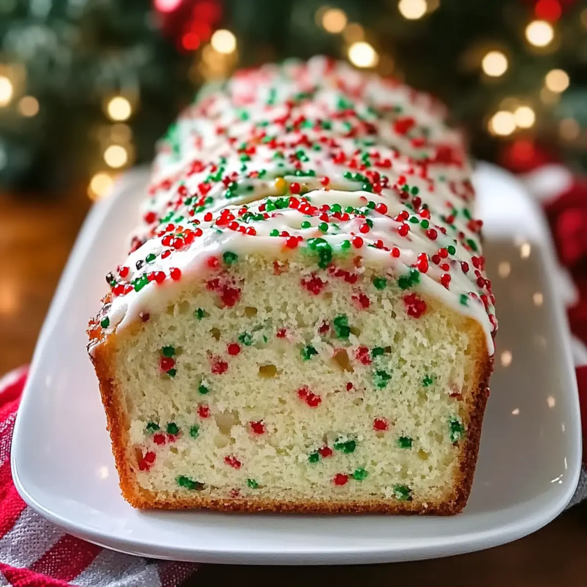 Christmas Sprinkle Buttermilk Bread