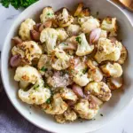 Roasted Cauliflower with Parmesan