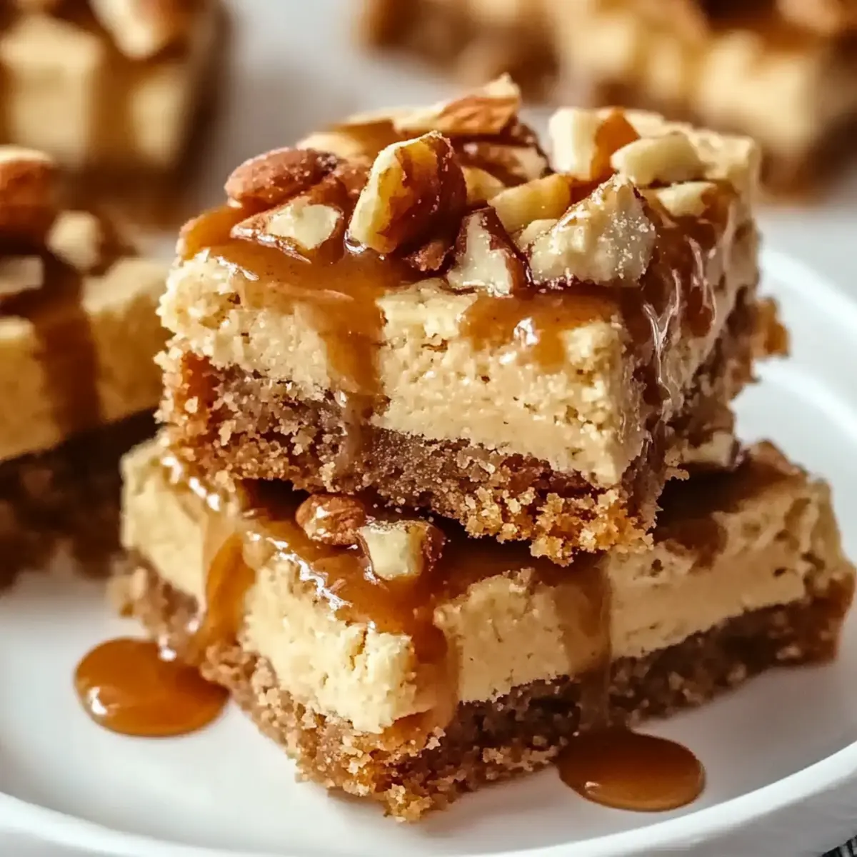Caramel Apple Cheesecake Bars