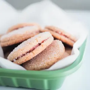 Fresh Strawberry Shortbread Cookies