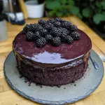 Blackberry Velvet Gothic Cake