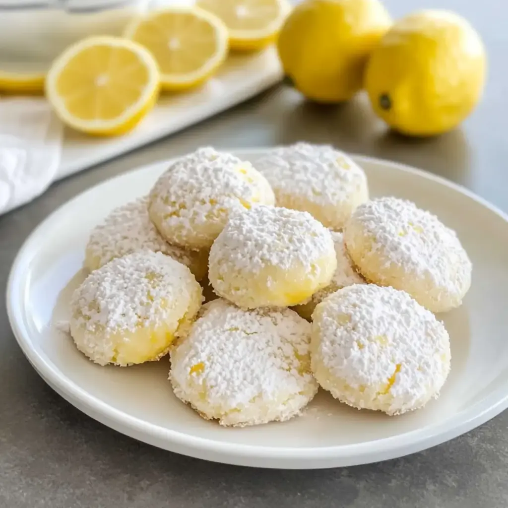 Meyer Lemon Greek Butter Cookies