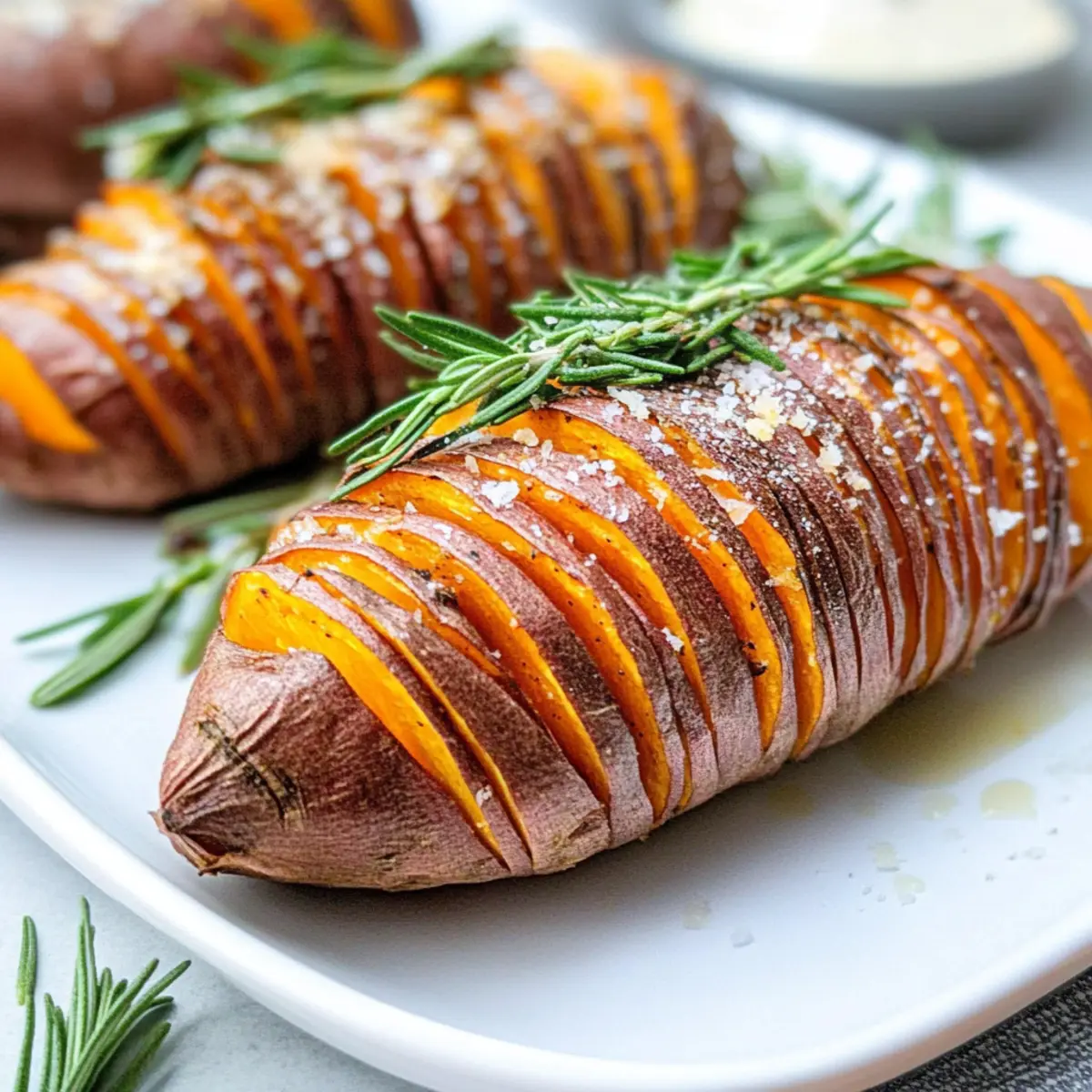 Hasselback Sweet Potatoes