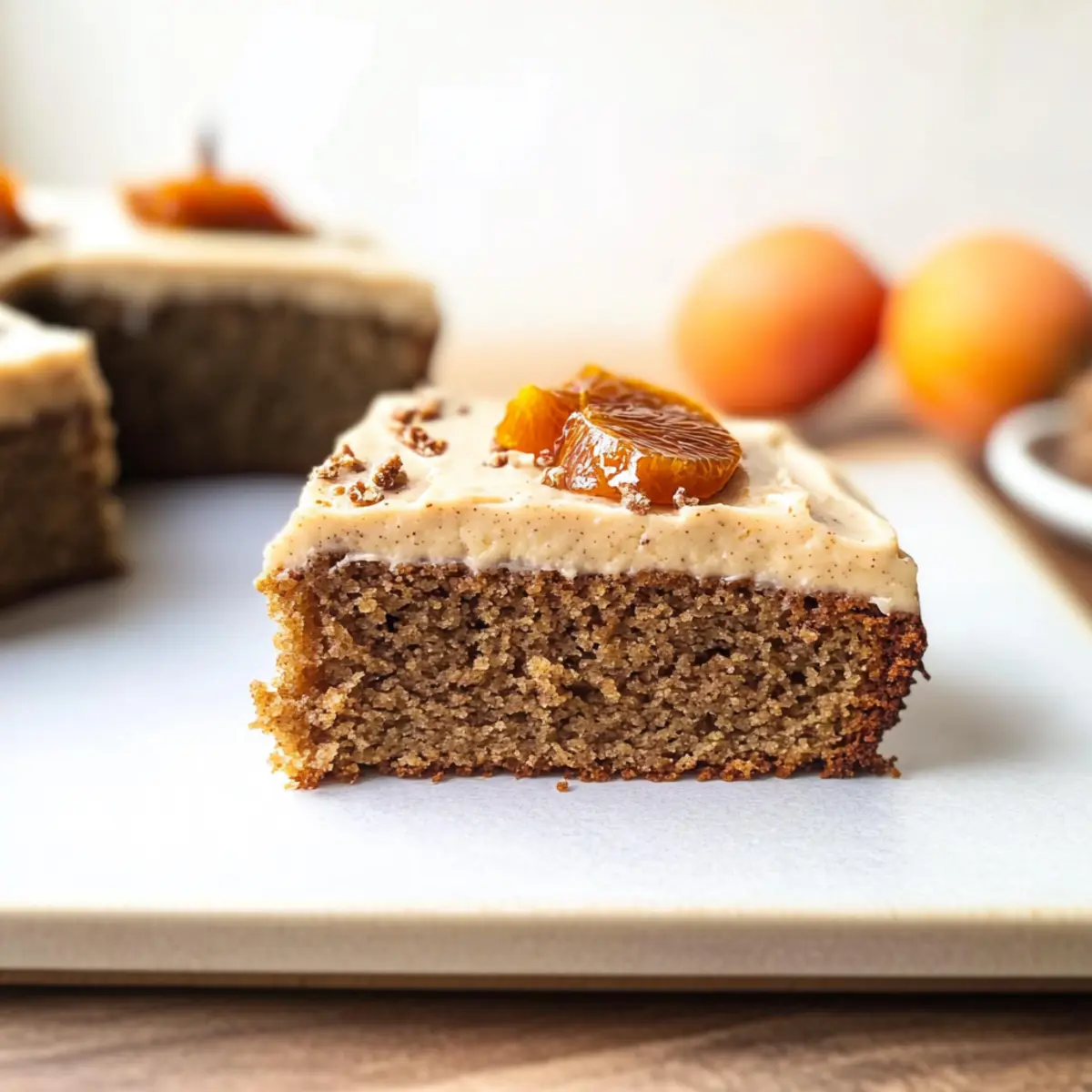 Persimmon Cake with Brown Butter Orange Frosting
