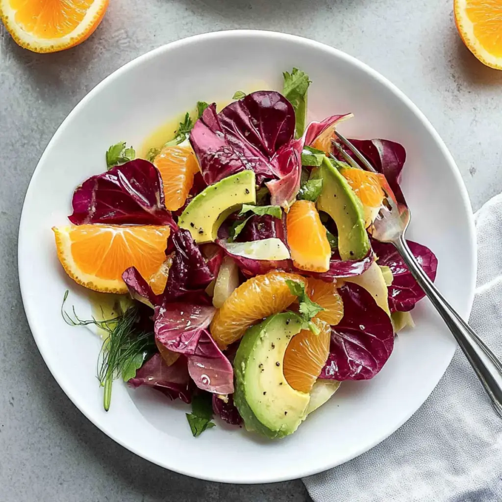 Radicchio Salad with Citrus Vinaigrette