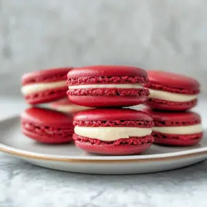 Red Velvet Macarons