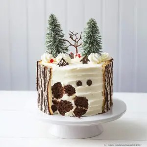 Birch Log Cake