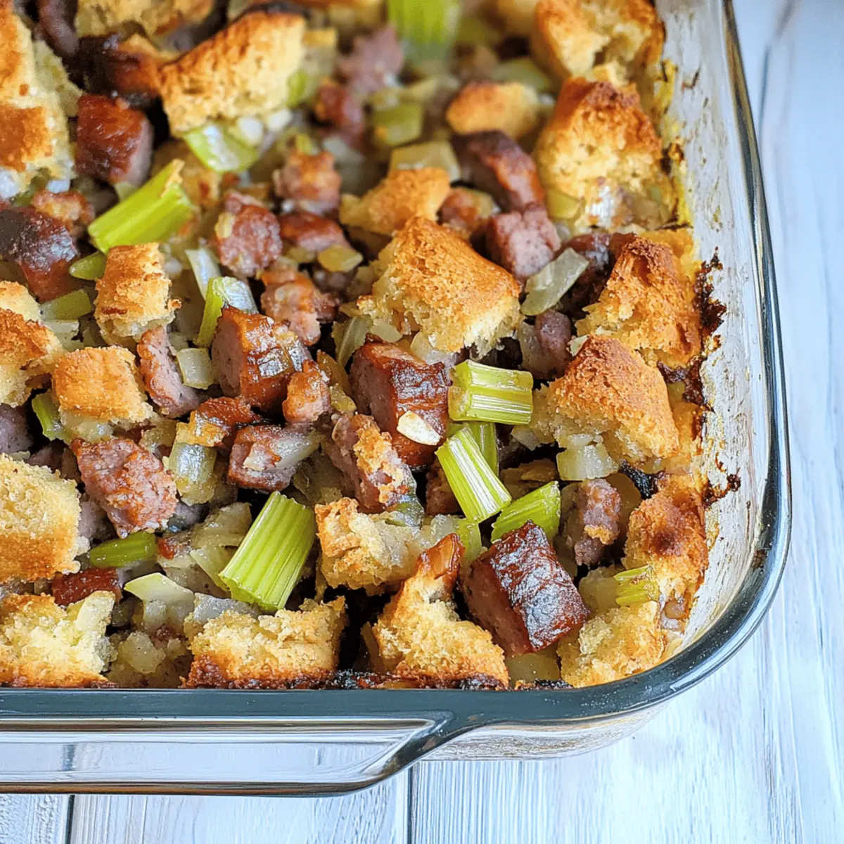 Chinese Sausage Stuffing