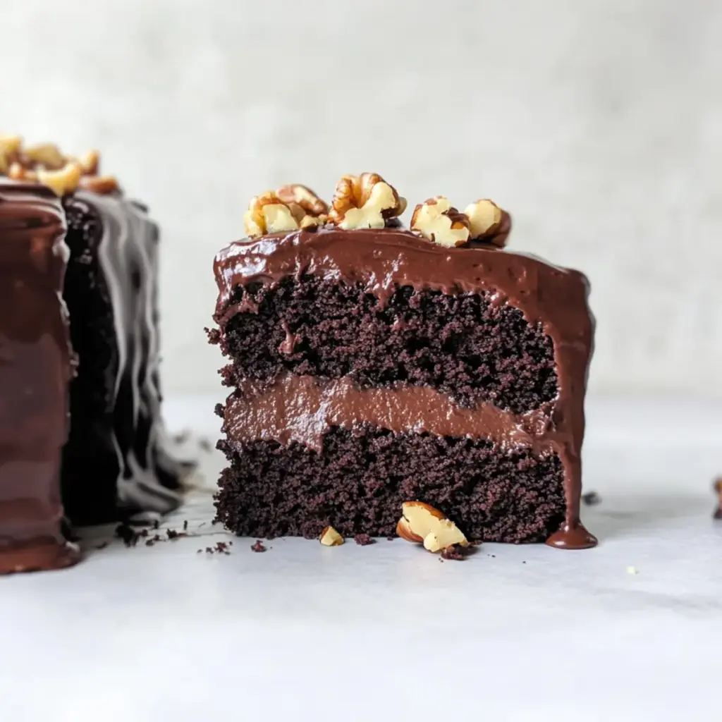 Chocolate Walnut Cake