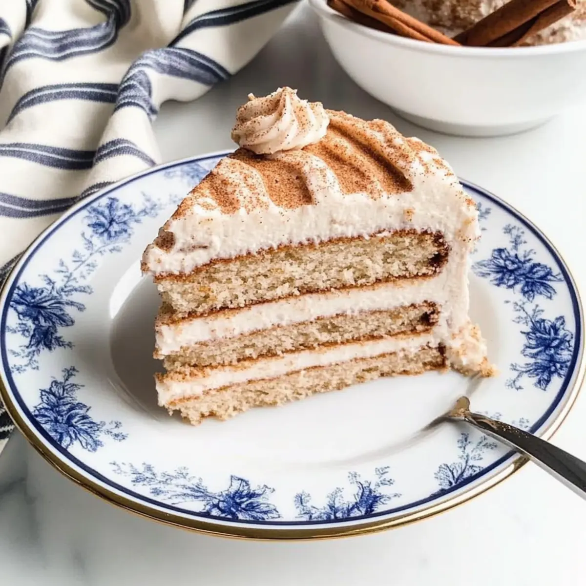 Cinnamon Roll Layer Cake