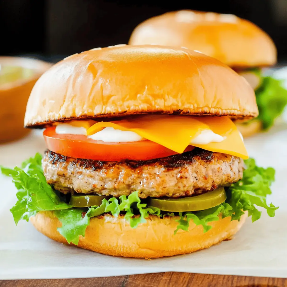 Grilled Turkey Burgers