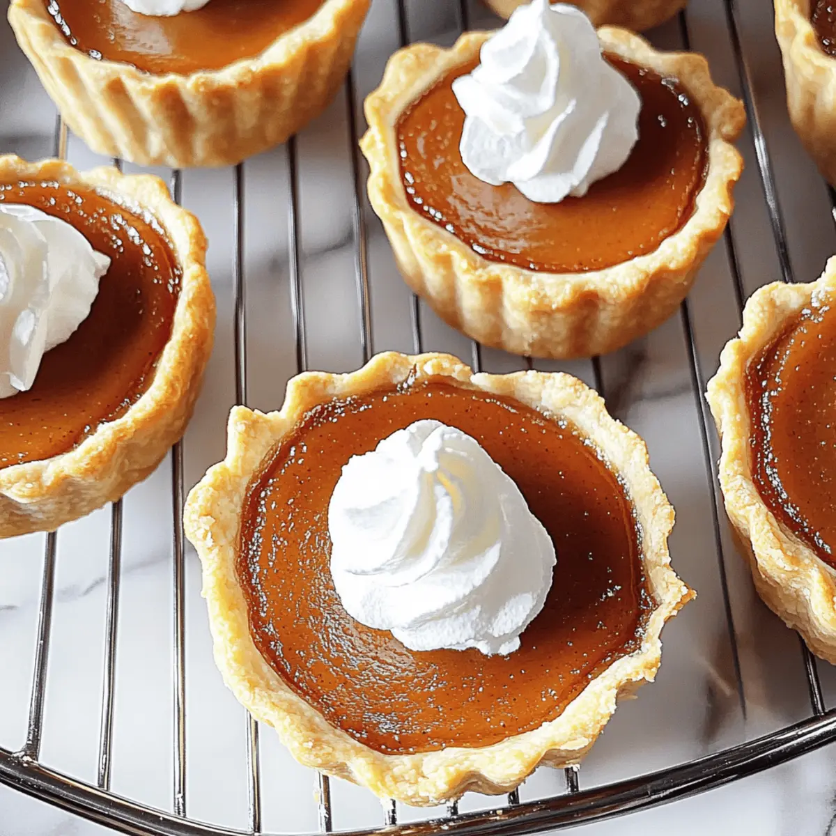 Mini Pumpkin Pies