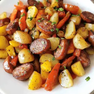 One pot Sausage Vegetables