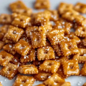 Salted Caramel Cracker Bites