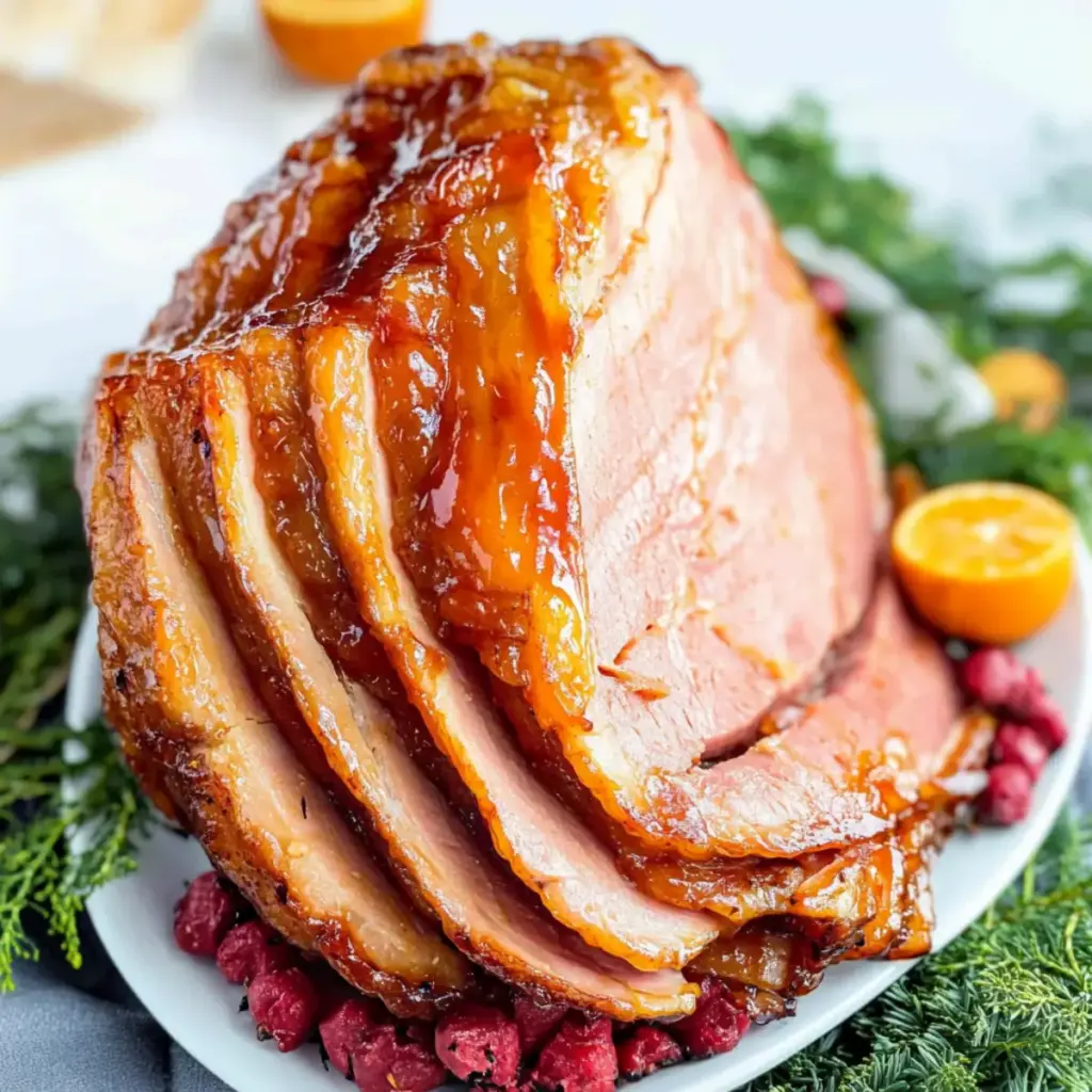 Slow Cooker Ham with Maple Glaze